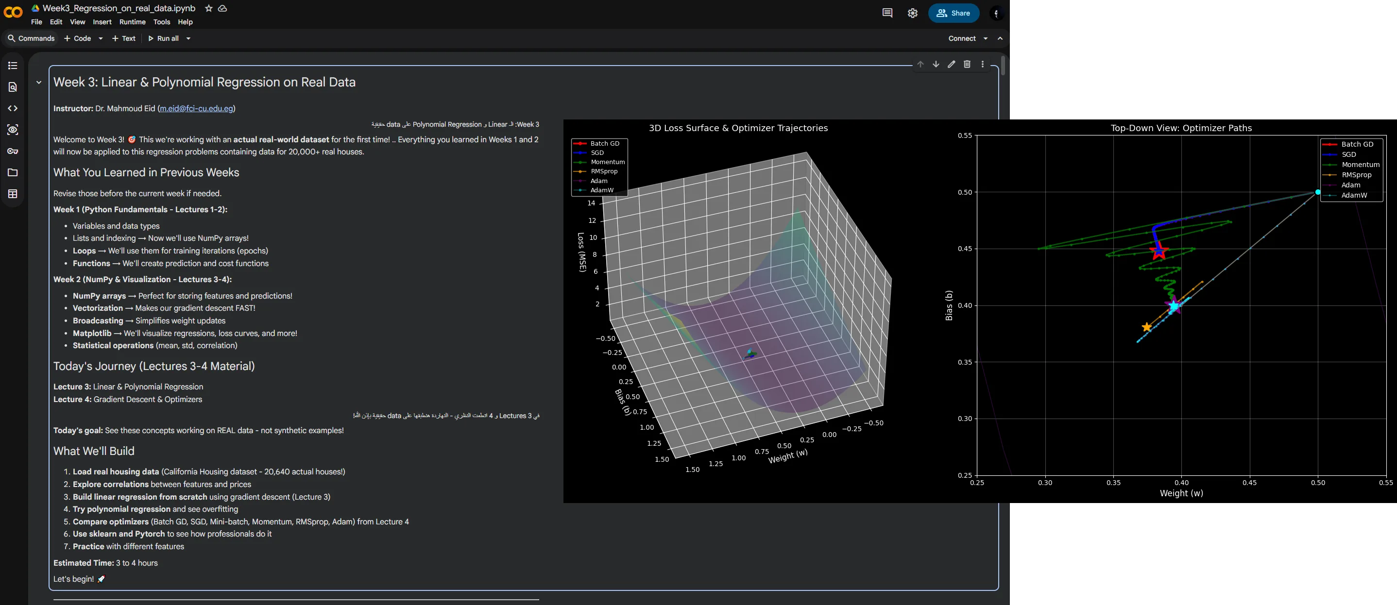 محاضرة - Optimisers